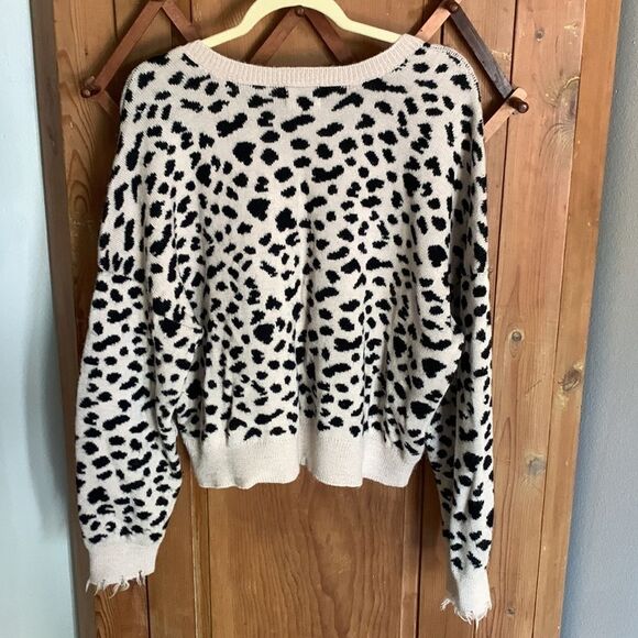 Nation leopard print alpaca pullover sweater - Picture 5 of 7